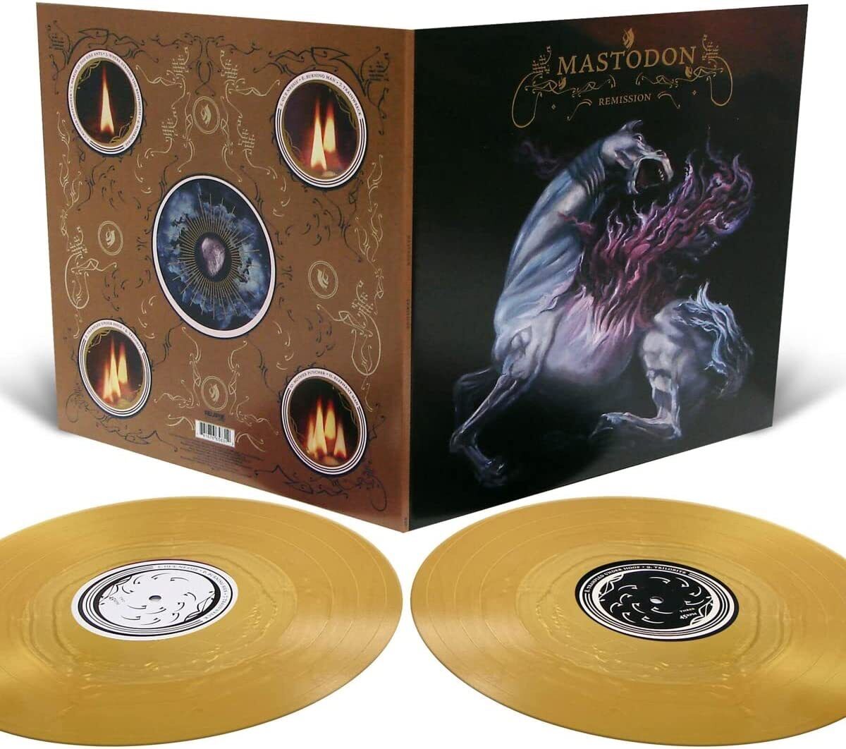 Mastodon  Remission Colored Vinyl Gold Nugget Edition 2 Lp's Vinyl Record