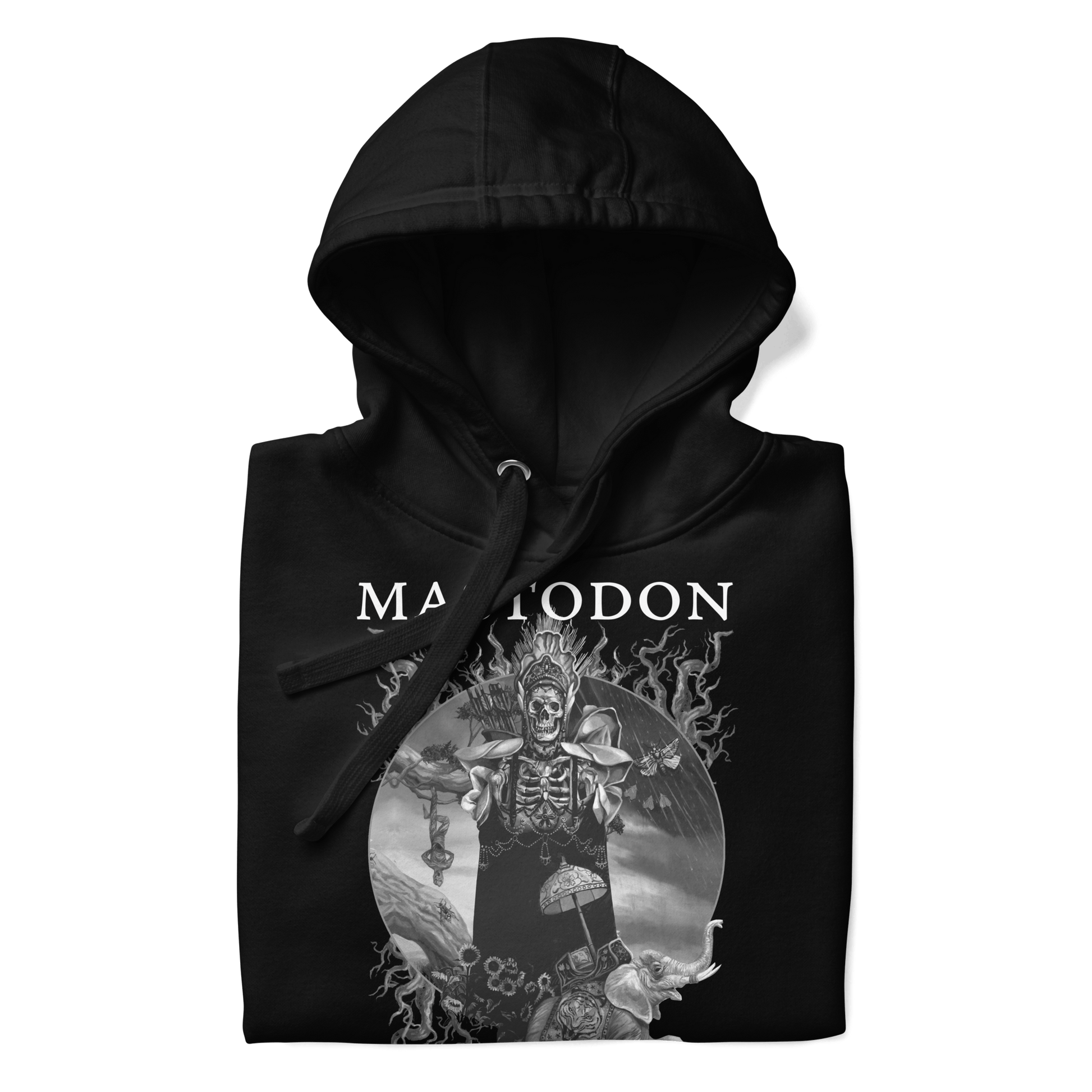 Mastodon Winged Eagle Mens Officially Licensed Hoodie Black