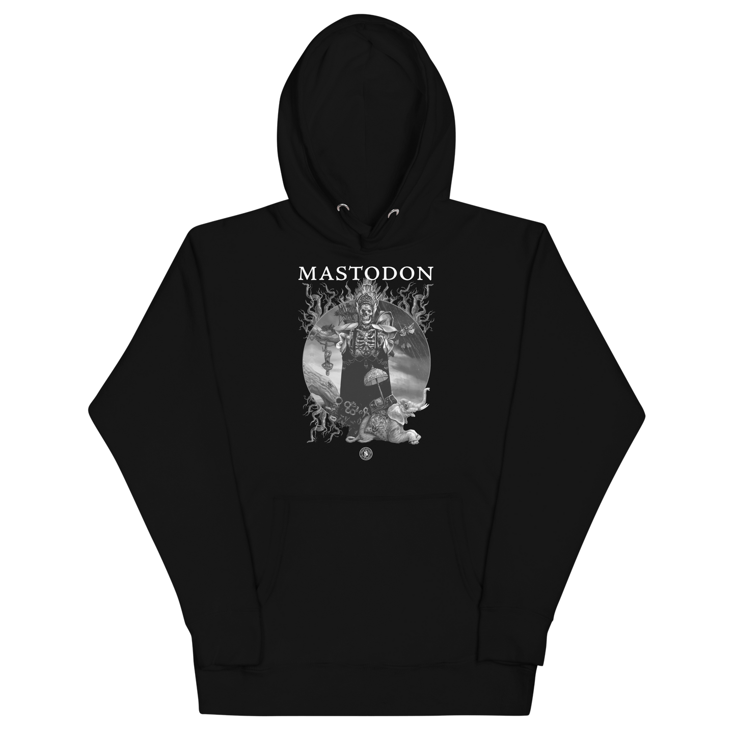 Mastodon Winged Eagle Mens Officially Licensed Hoodie Black