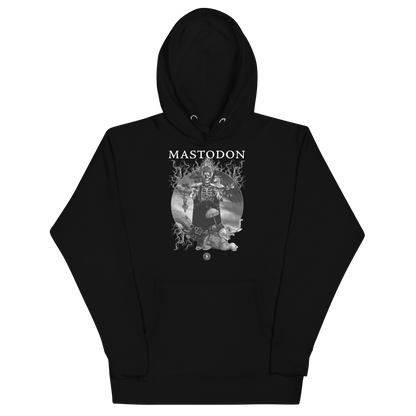 Mastodon Winged Eagle Mens Officially Licensed Hoodie Black