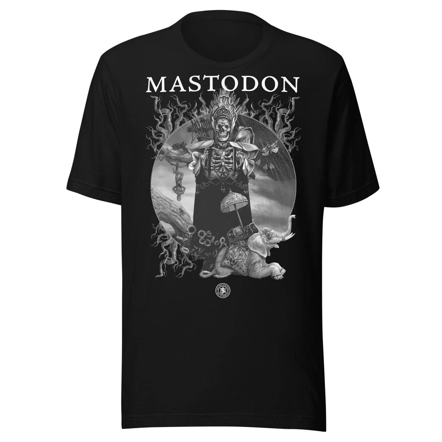 Mastodon Winged Eagle Jumbo Print Officially Licensed Mens T Shirt Black
