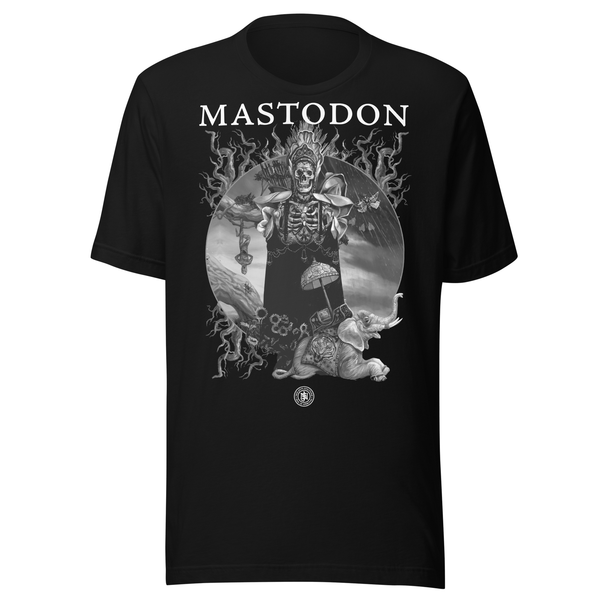Mastodon Winged Eagle Jumbo Print Officially Licensed Mens T Shirt Black