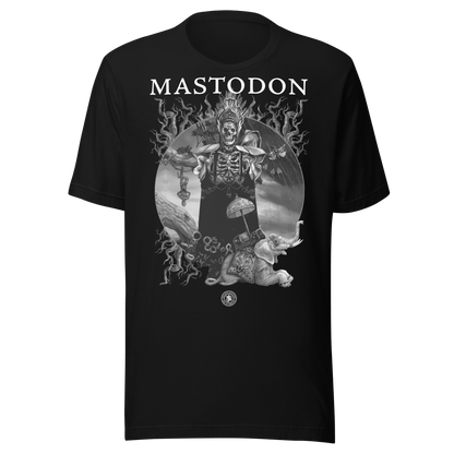Mastodon Winged Eagle Jumbo Print Officially Licensed Mens T Shirt Black