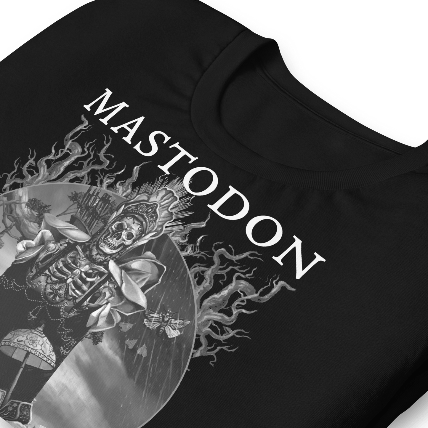 Mastodon Winged Eagle Jumbo Print Officially Licensed Mens T Shirt Black
