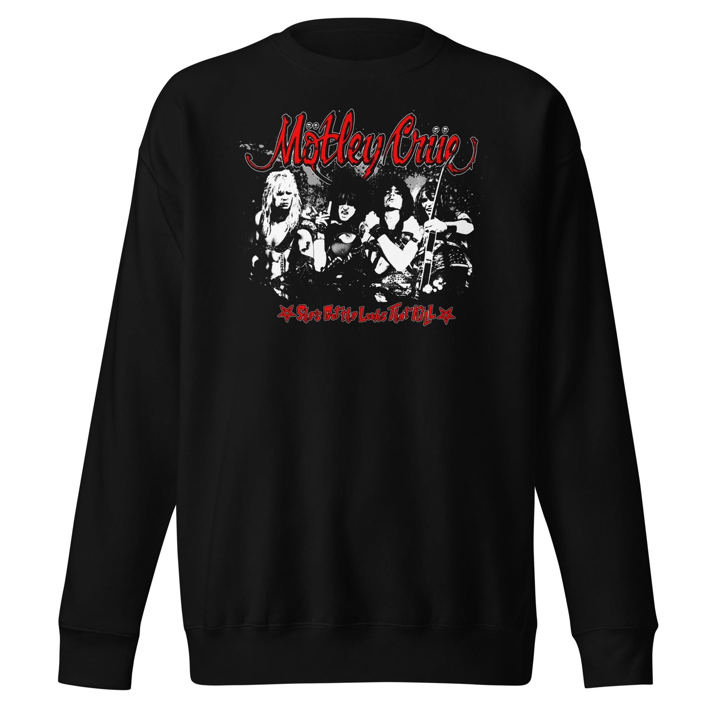 Motley Crue She's Got the Looks Mens Sweatshirt Black