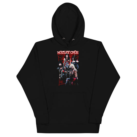 Motley Crue Live Mens Hoodie Black