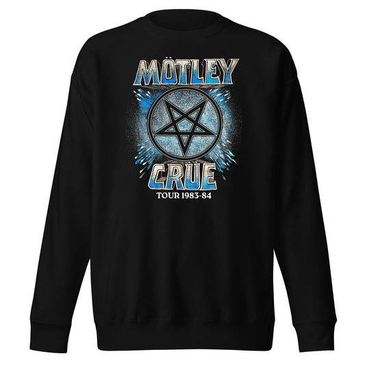 Motley Crue 83-84 Tour Mens Sweatshirt Black