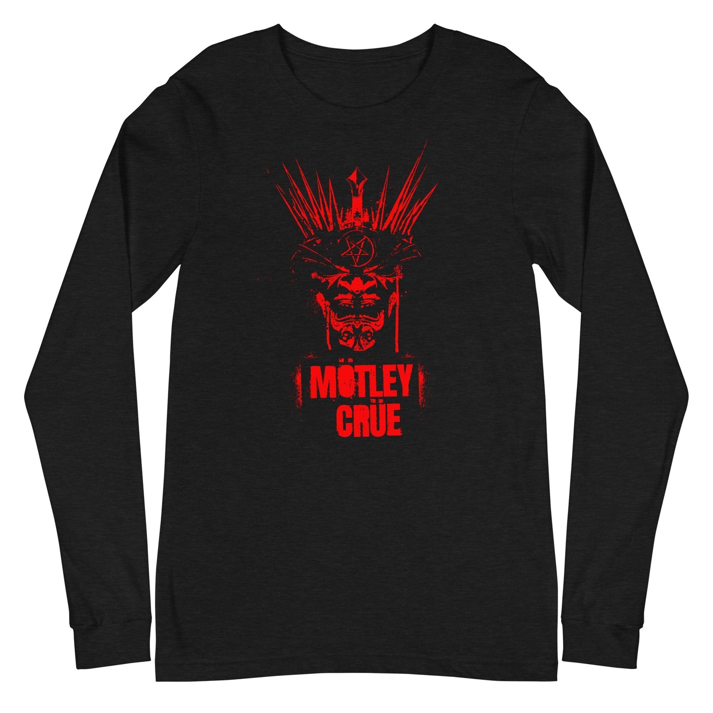 Motley Crue Mind Blown Mens Long Sleeve Shirt Black