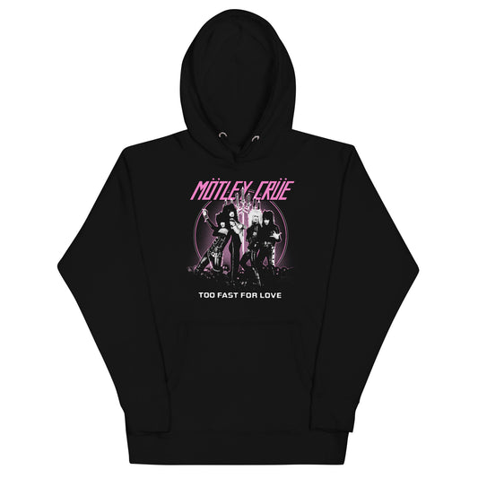 Motley Crue Too Fast for Love Mens Hoodie Black