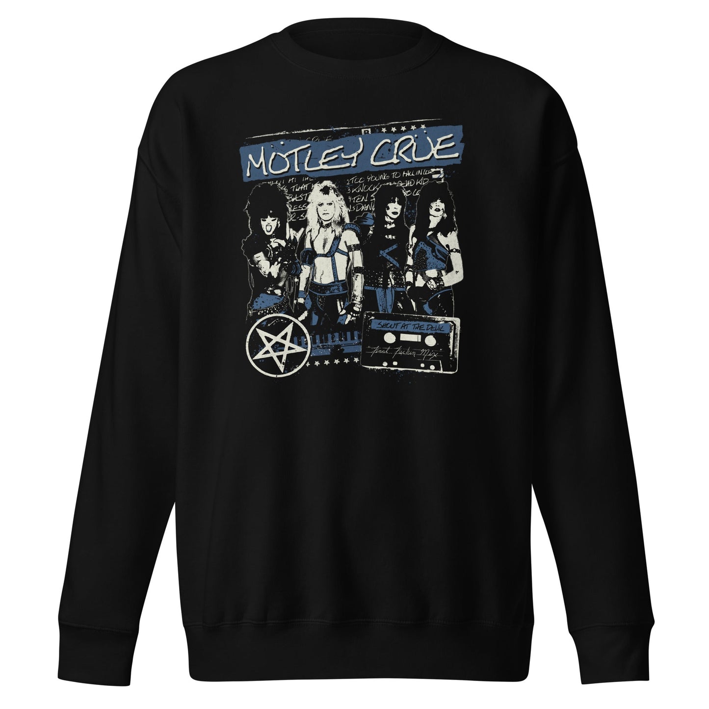 Motley Crue New York City Mens Sweatshirt Black