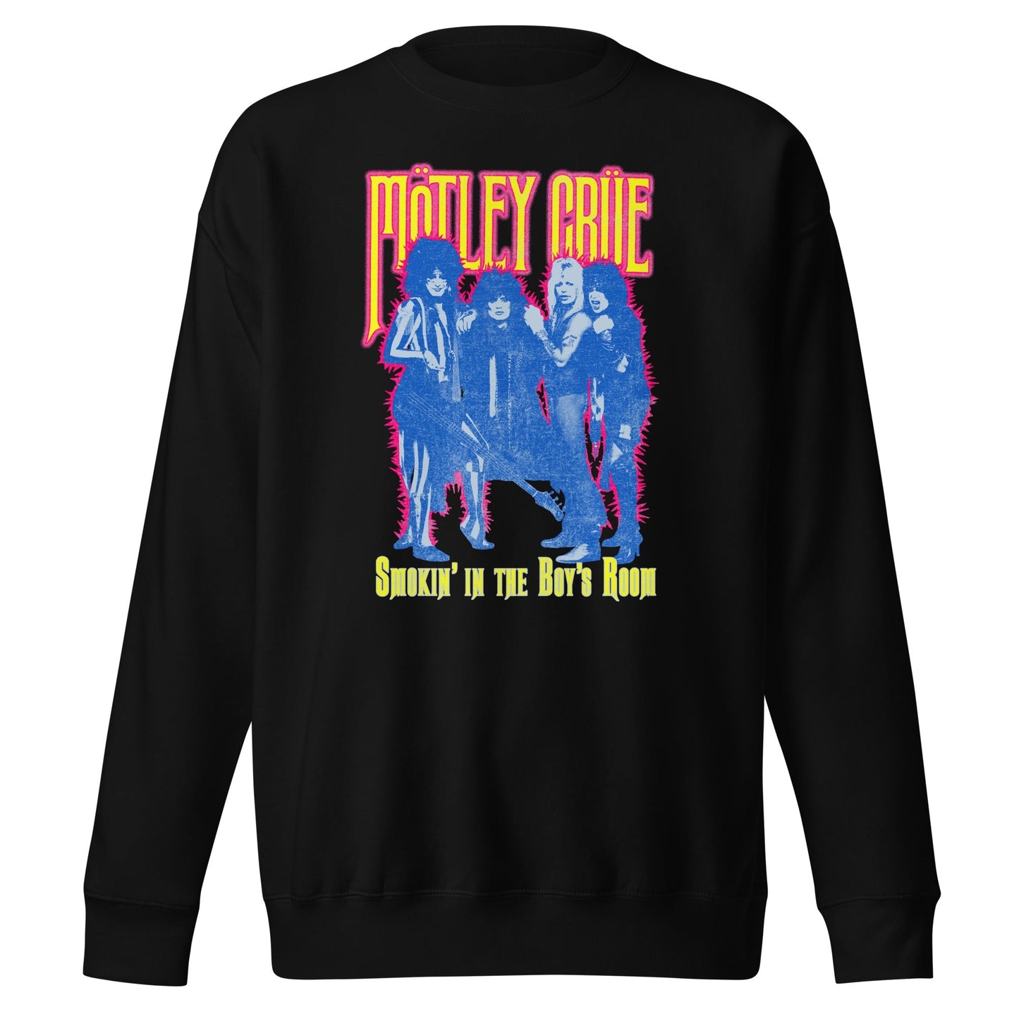 Motley Crue Smokin' in the Boy's Room Mens Sweatshirt Black