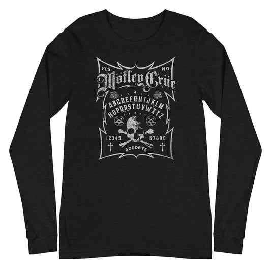 Motley Crue Ouija Board Mens Long Sleeve Shirt Black