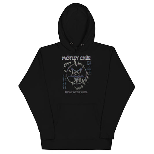 Motley Crue Pentagram Mens Hoodie Black