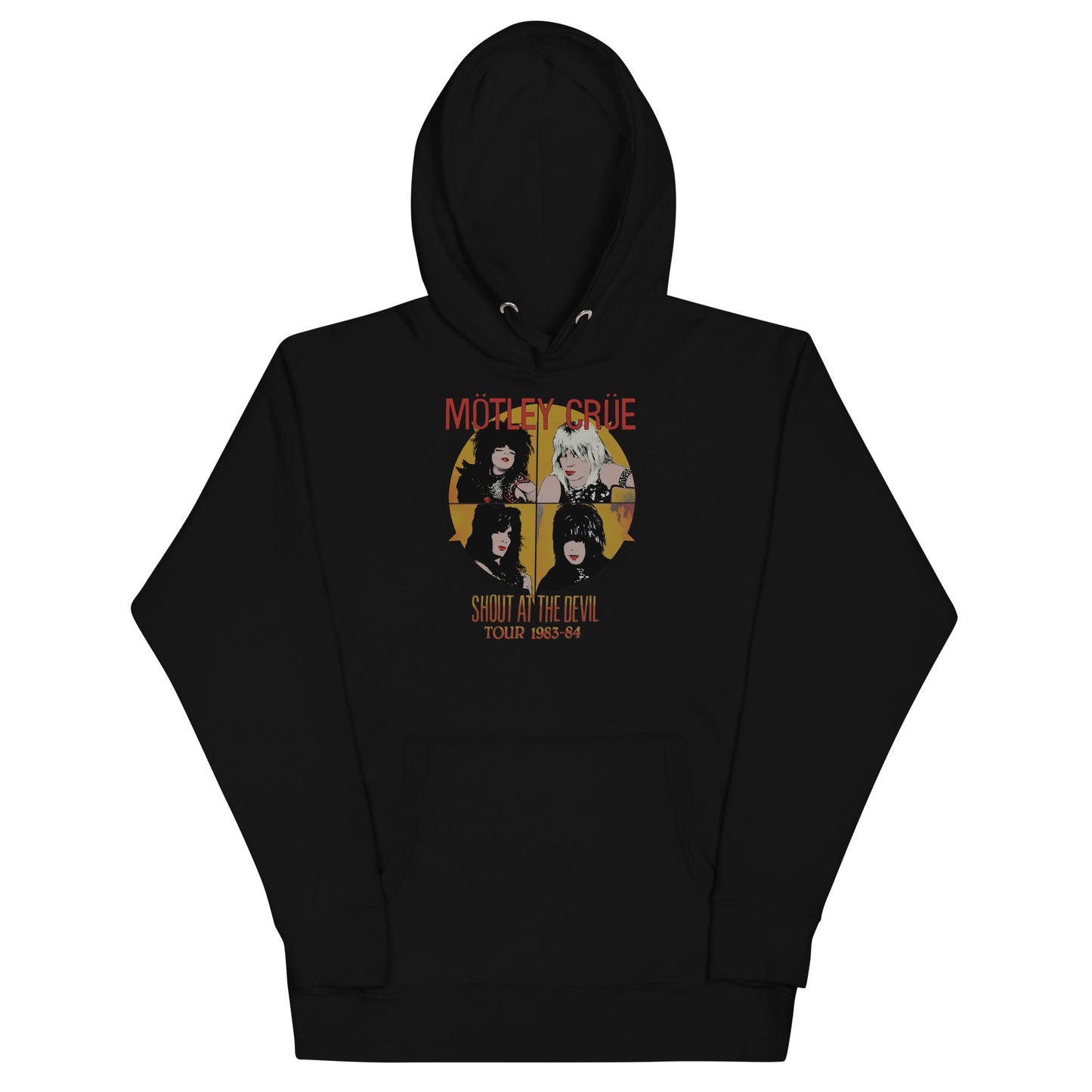 Motley Crue Always on Tour Mens Hoodie Black