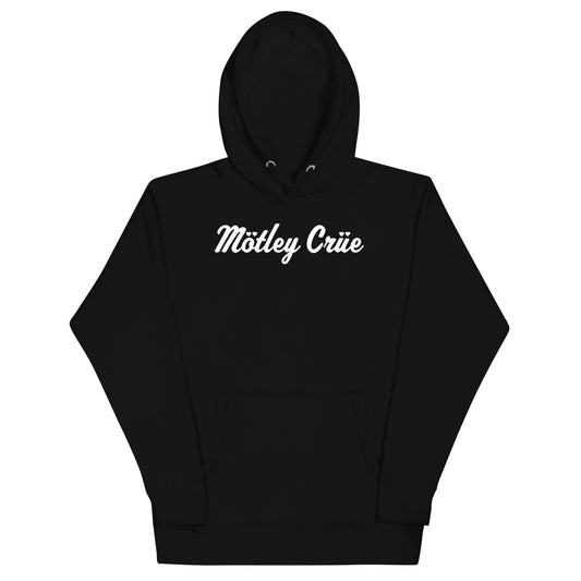 Motley Crue Script Logo Mens Hoodie Black