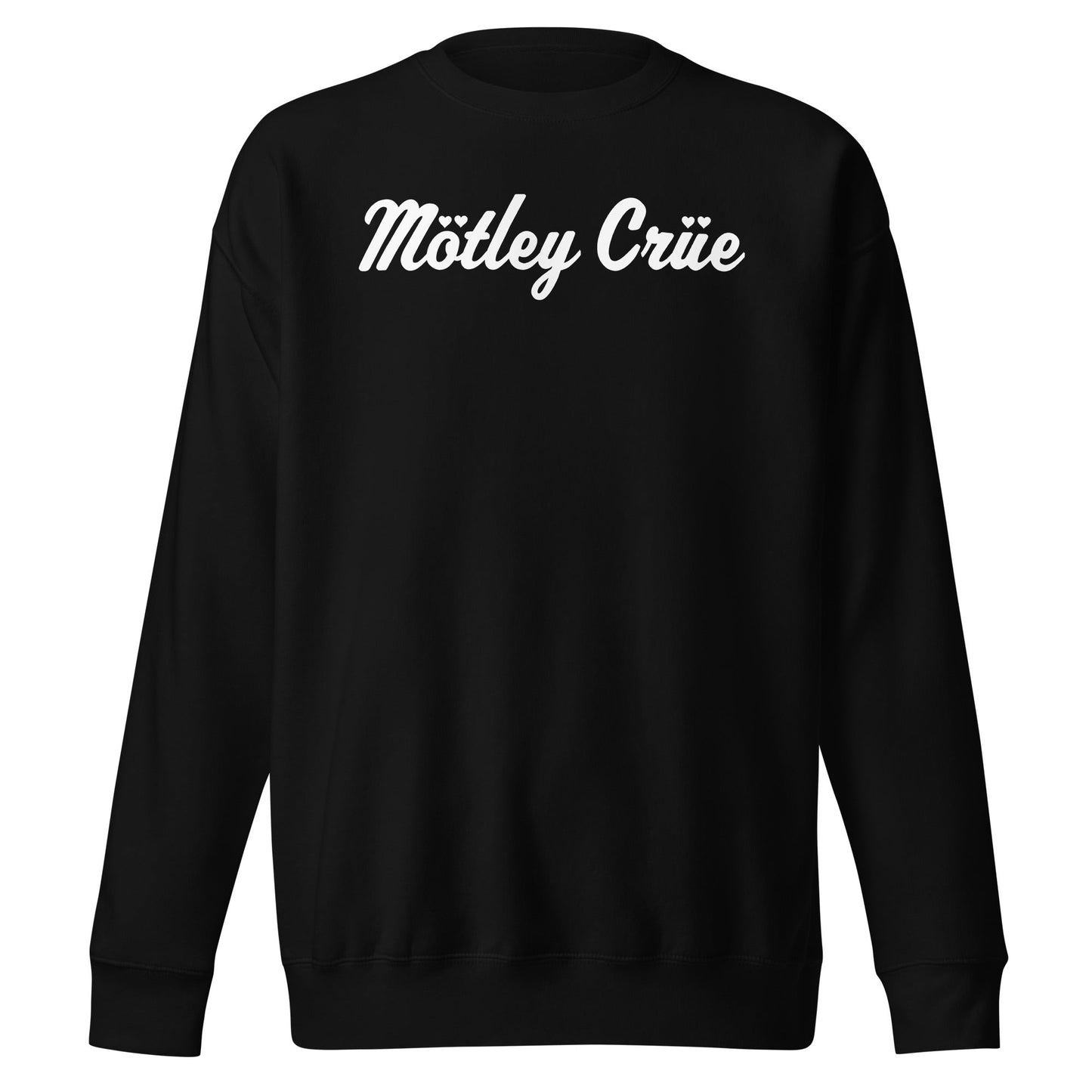 Motley Crue Script Logo Mens Sweatshirt Black