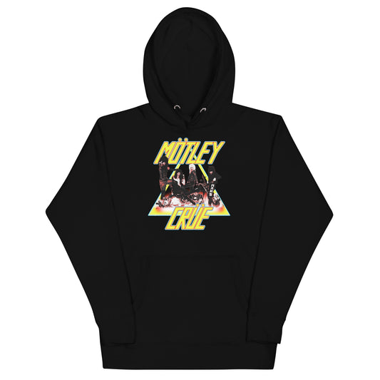 Motley Crue Triangle Logo Mens Hoodie Black