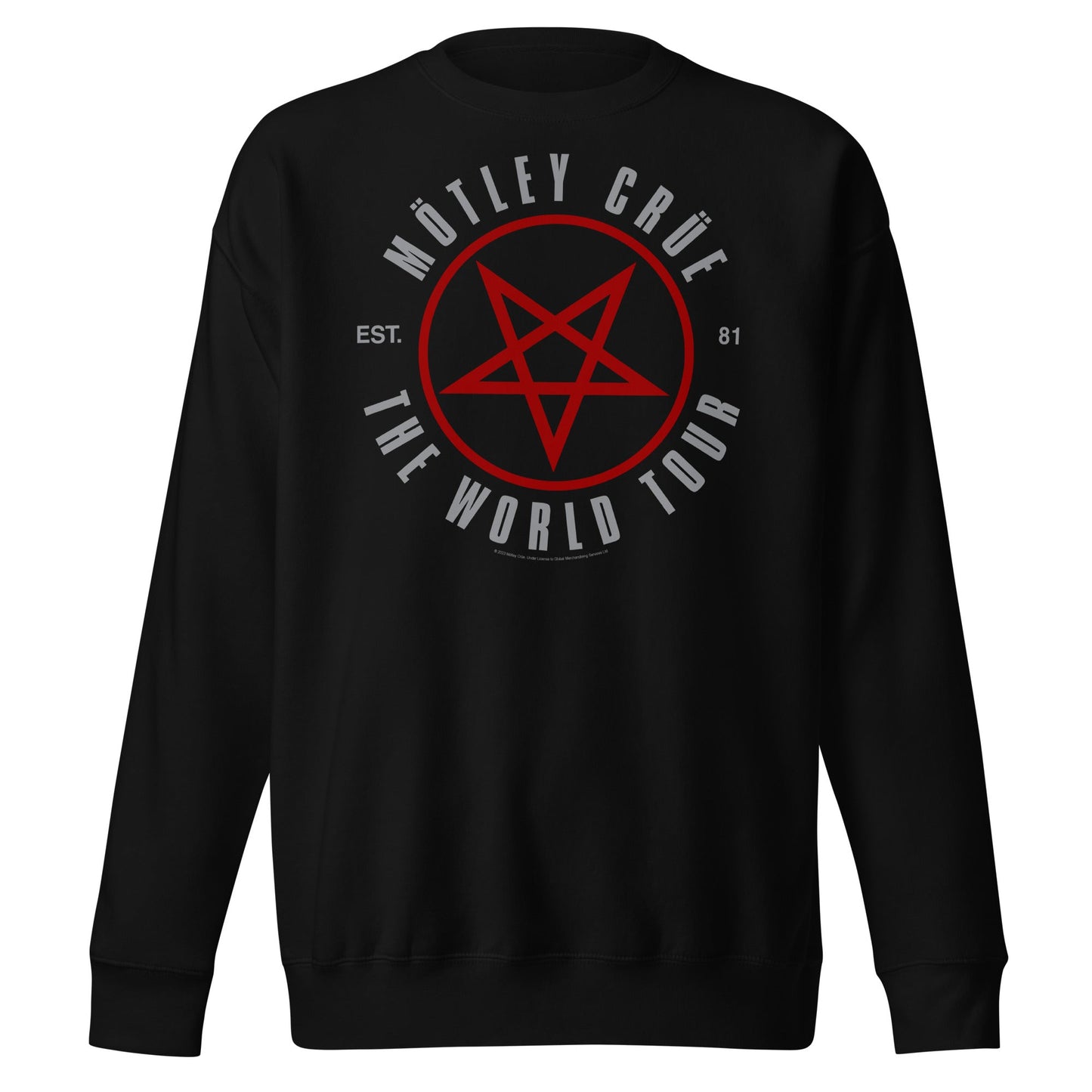 Motley Crue The World Tour Mens Sweatshirt Black