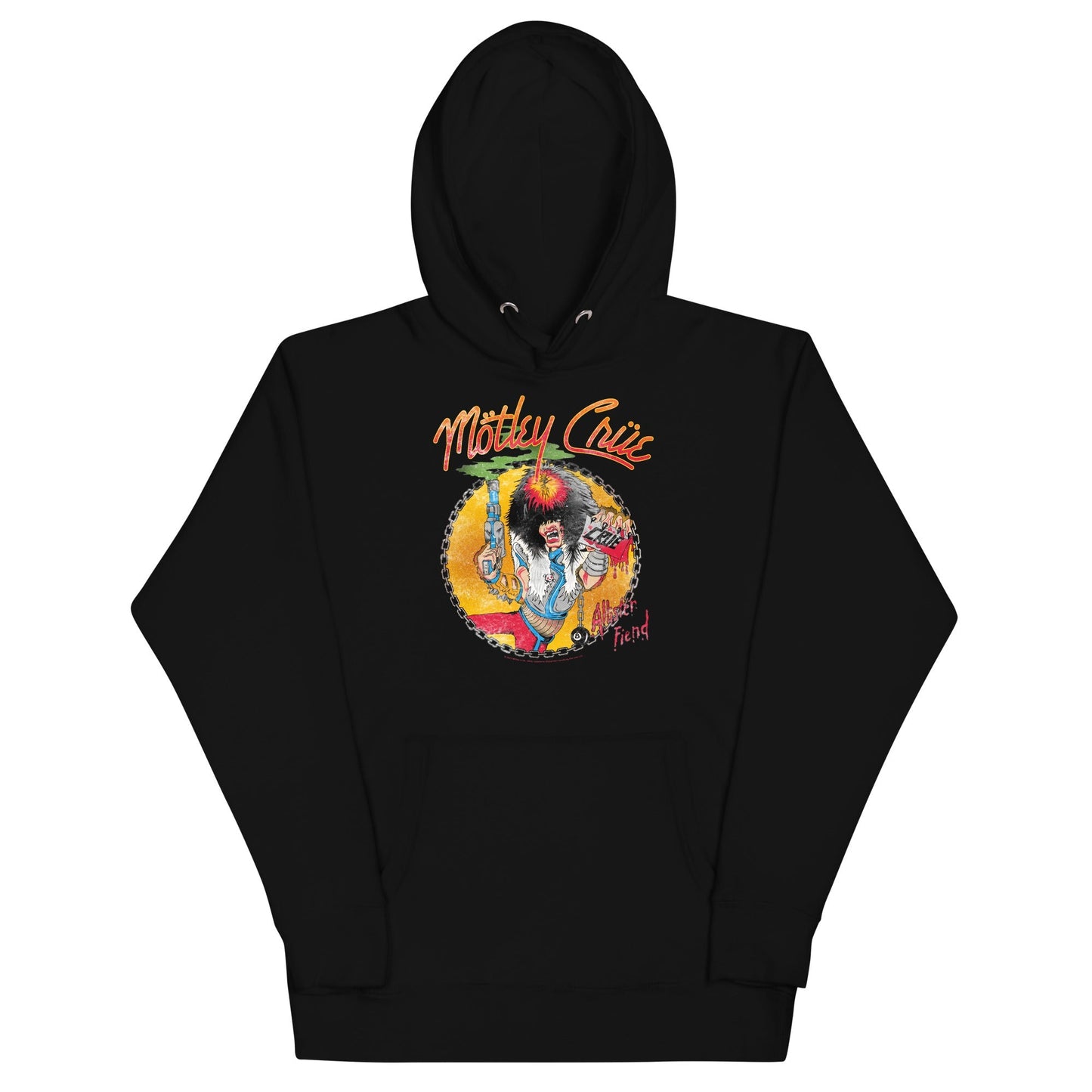 Motley Crue Allister Fiend Mens Hoodie Black