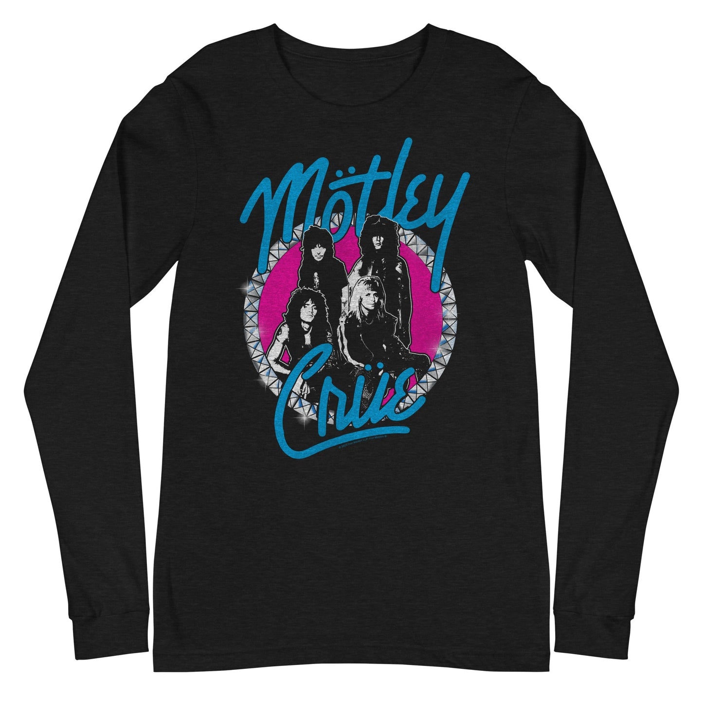 Motley Crue 80s Hair Mens Long Sleeve Shirt Black