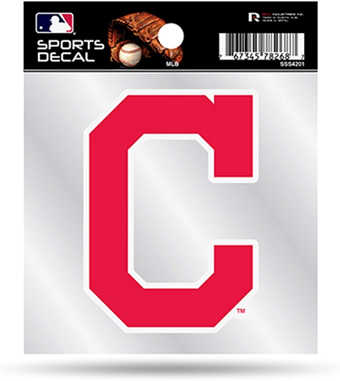 Cleveland Indians Guardians Premium 4x4 Decal with Clear Backing Flat Vinyl Auto Home Sticker Baseball