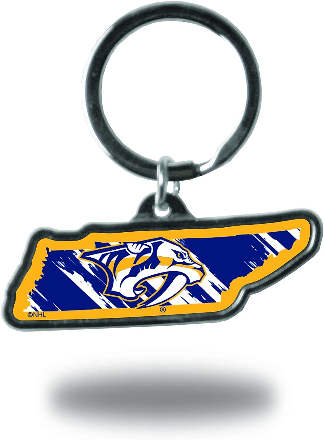 Nashville Predators State Shape Keychain