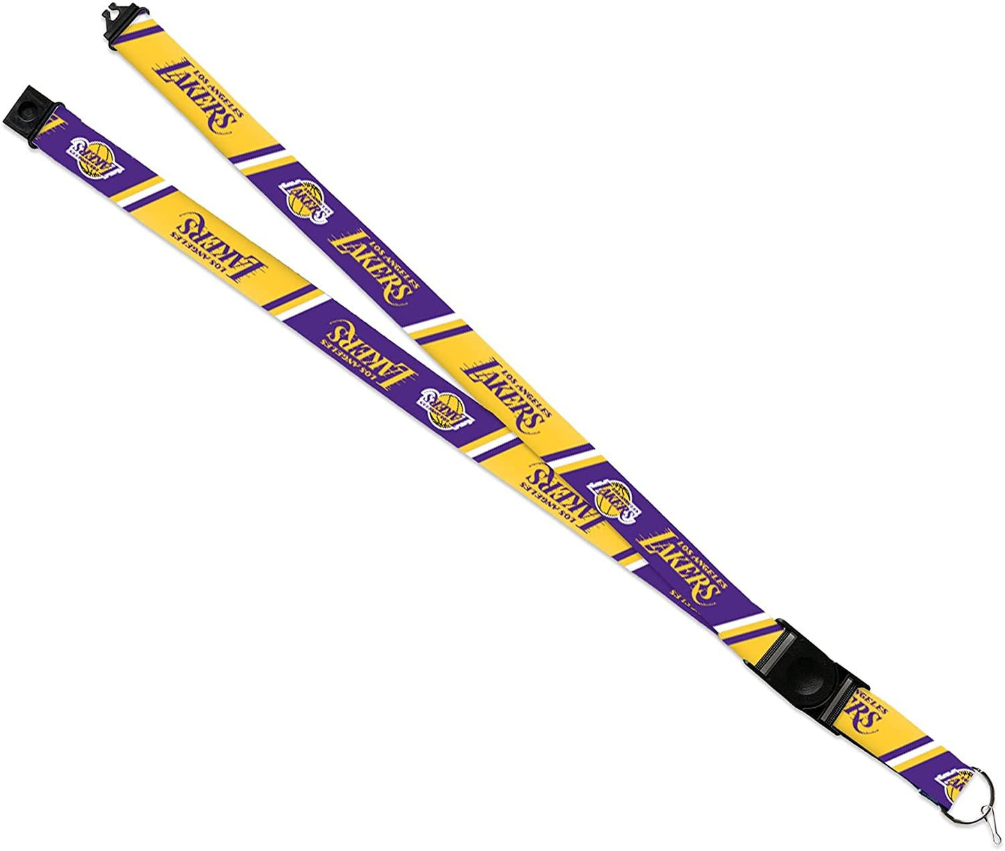 Los Angeles Lakers Lanyard Keychain Safety Breakaway Double Sided