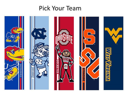 Kansas State University Wildcats Door Banner Flag, 84 x 24 Inch, Elastic Straps on Back, House or Office