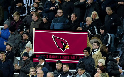 Arizona Cardinals 3x5 Feet Flag Banner, World's Biggest Fan, Metal Grommets, Single Sided, Indoor or Outdoor Use
