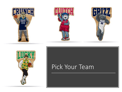 Atlanta Hawks 18" Mascot Shape Pennant Soft Felt