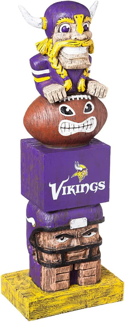 Minnesota Vikings 16 Inch Tiki Totem Garden Statue Resin Outdoor Decoration