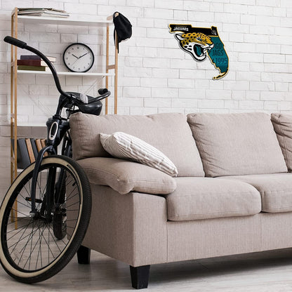 Jacksonville Jaguars Pennant State Shape 18 Inch Soft Felt