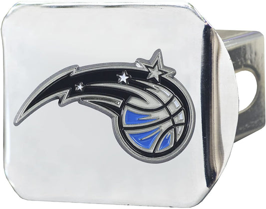 Orlando Magic Hitch Cover Solid Metal with Raised Color Metal Emblem 2" Square Type III