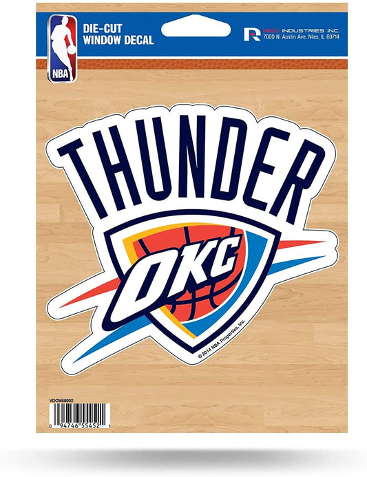 Oklahoma City Thunder Die-Cut Window Decal