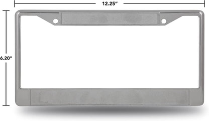 Boston Celtics Black Metal License Plate Frame Chrome Tag Cover 6x12 Inch