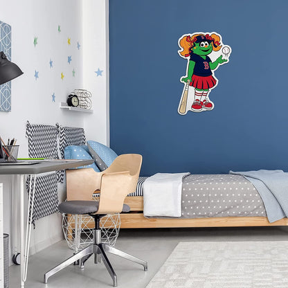 Boston Red Sox Soft Felt Pennant, Tessie Mascot Design, Shape Cut, 18 Inch, Easy To Hang