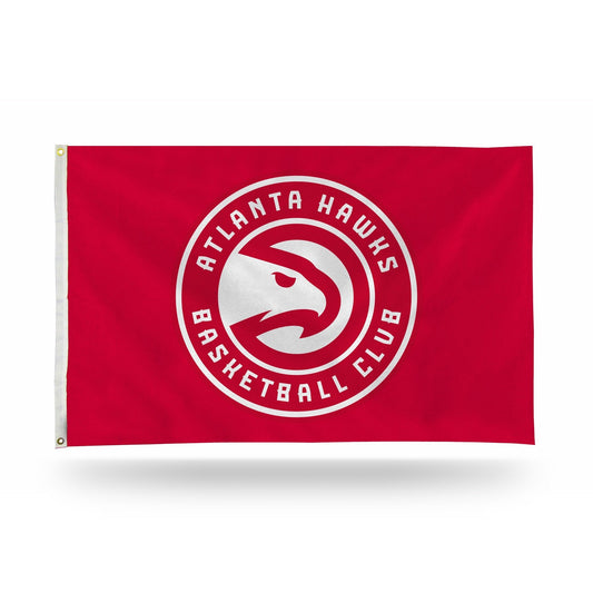 Atlanta Hawks Premium 3x5 Feet Flag Banner, Logo Design, Metal Grommets, Outdoor Use, Single Sided