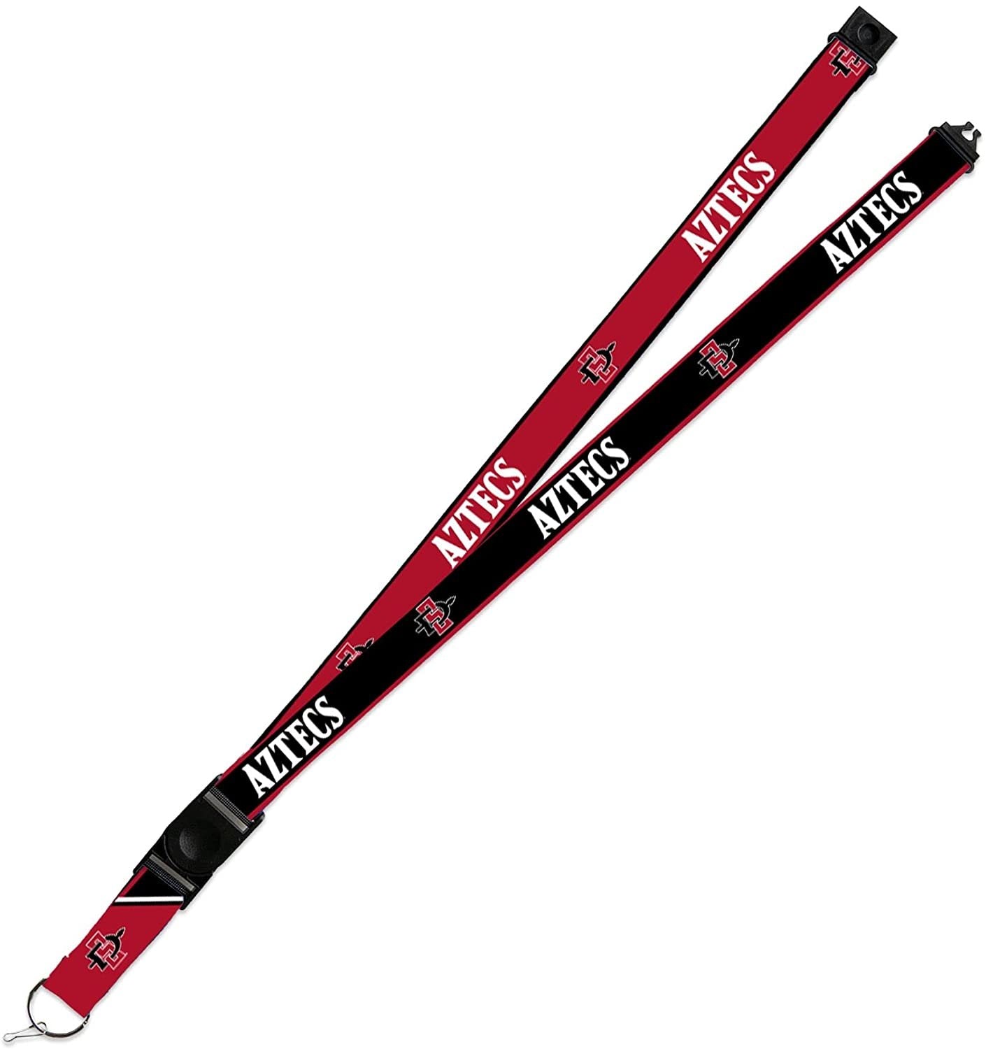 San Diego State Aztecs Lanyard Keychain 2-sided Breakaway Clip University of