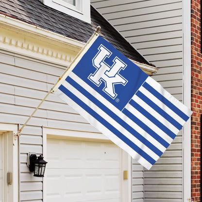 University of Kentucky Wildcats 3x5 Feet Flag Banner, Logo Design, Metal Grommets, Outdoor Use, Single Sided