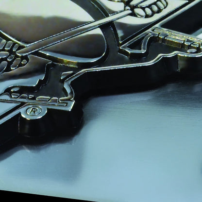 UCLA Bruins Hitch Cover Solid Metal with Chrome Metal Emblem 2" Square Type III University of California Los Angeles