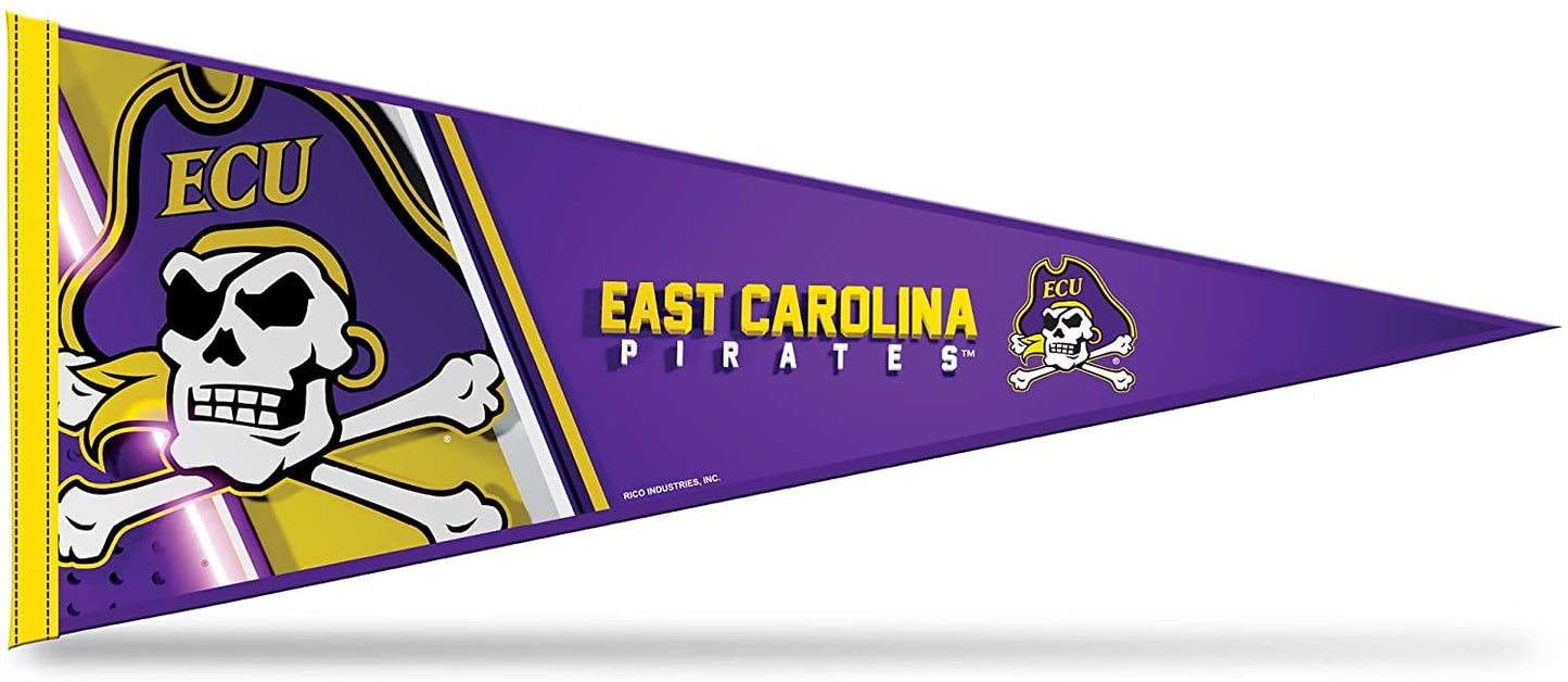 East Carolina University Pirates ECU Primary Penannt 12" x 30" Soft Felt