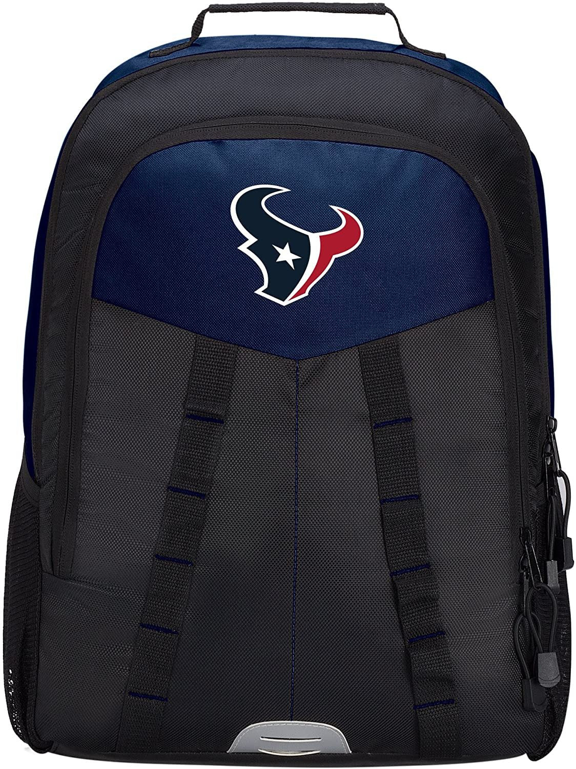 Houston Texans Backpack Premium Embroidered Heavy Duty Scorcher Design, 18.5x12.5x5 Inch