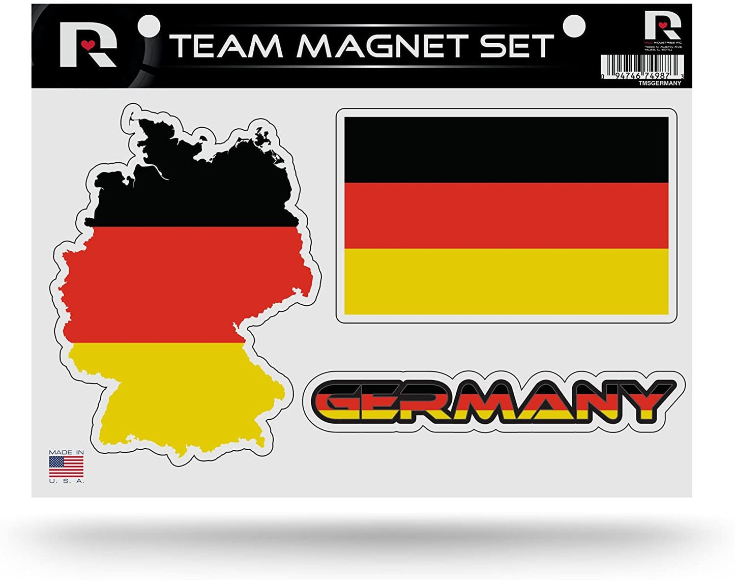Germany National Soccer Team World Cup Die Cut Team Magnet Set