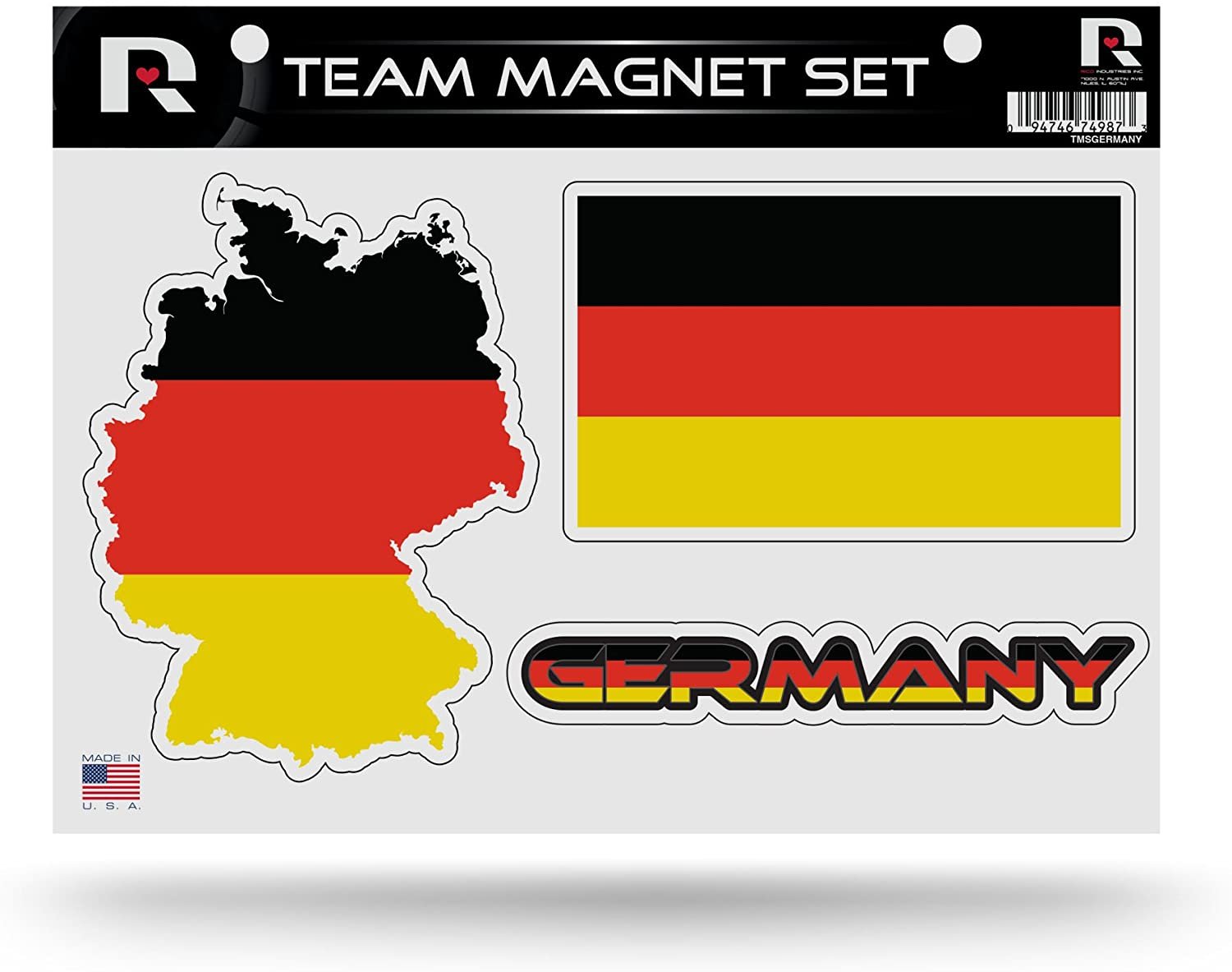 Germany National Soccer Team World Cup Die Cut Team Magnet Set