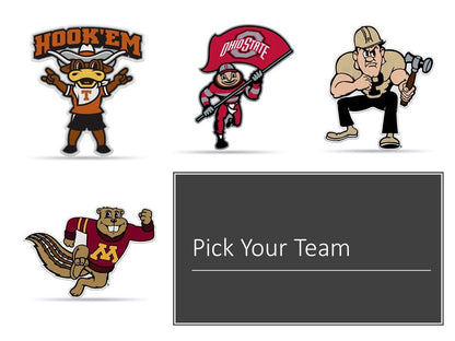 Texas Longhorns Pennant Mascot Design 18 Inch Soft Felt University of