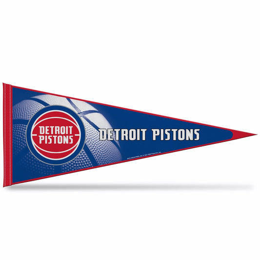 Detroit Pistons Pennant 12x30 Inch Soft Felt