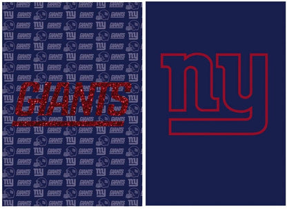 New York Giants Premium Garden Flag Banner, Double Sided, Glitter Style, 13x18 Inch