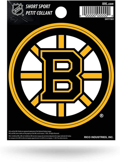 Boston Bruins 3 Inch Decal Sticker, Flat Vinyl, Die Cut, Full Adhesive Backing
