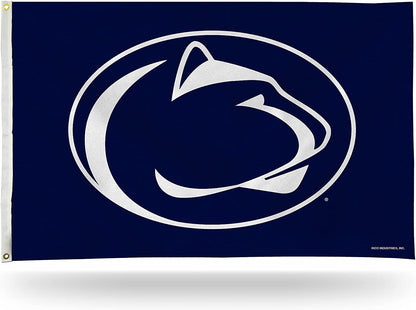 Penn State University Nittany Lions Premium 3x5 Feet Flag Banner Metal Grommets Outdoor Indoor