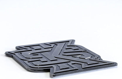 Green Bay Packers Solid Metal Auto Emblem Antique Nickel Design